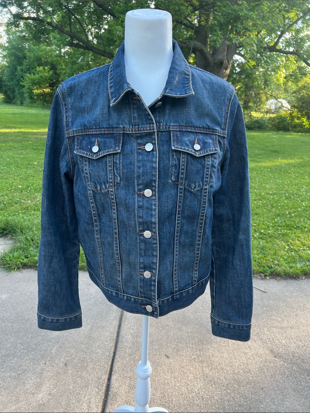 J. Crew Dark Blue Denim Jacket